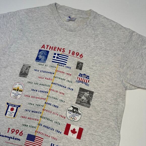 Vintage 1990’s Champion Atlanta Olympics Tee - Picture 2 of 7